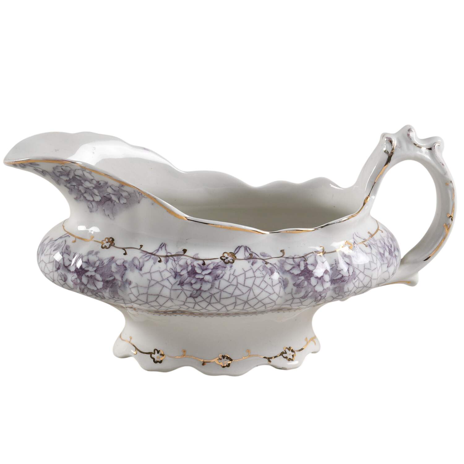 Phyllis Purple Gravy Boat by Wedgwood-1