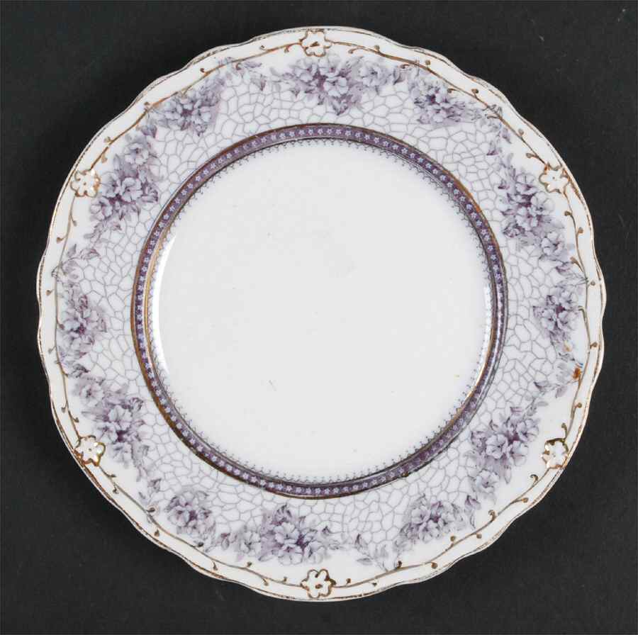 Phyllis Purple Bread & Butter Plate by Wedgwood-1