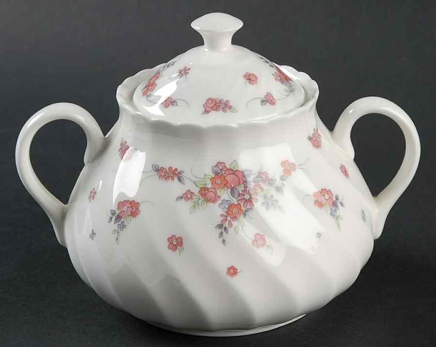 Picardy Sugar Bowl & Lid by Wedgwood-1
