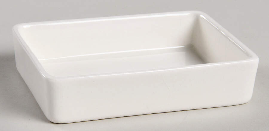 Pink On Cream Color (Plain edge) Cigarette Box No Lid by Wedgwood-1