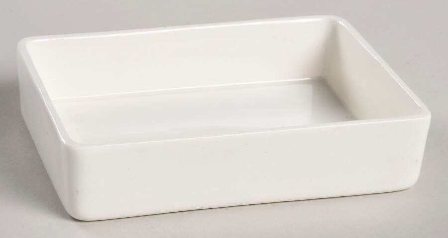 Pink On Cream Color (Plain edge) Cigarette Box No Lid by Wedgwood-1
