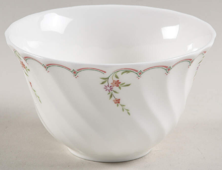 Pink Garland Open Sugar Bowl by Wedgwood-1