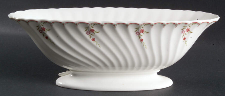 Pink Garland 3" Oval Vase by Wedgwood-1