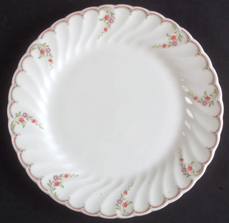 Pink Garland Salad Plate by Wedgwood-1