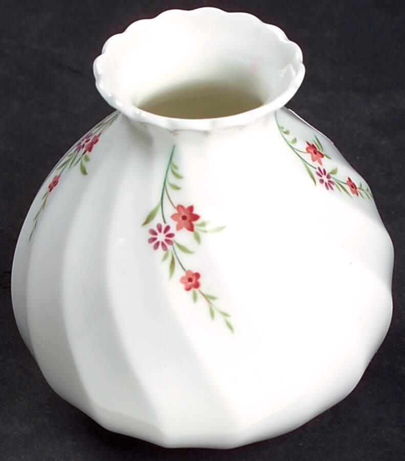 Pink Garland Bud Vase by Wedgwood-1