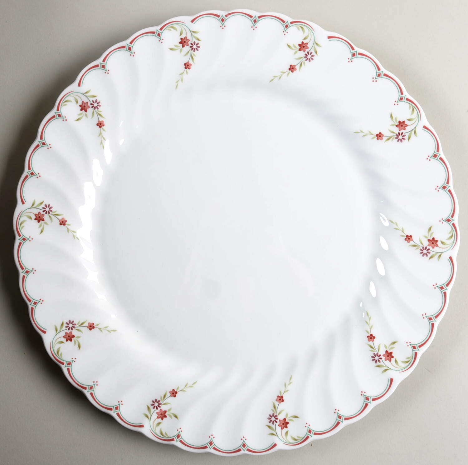 Pink Garland Dinner Plate by Wedgwood-1