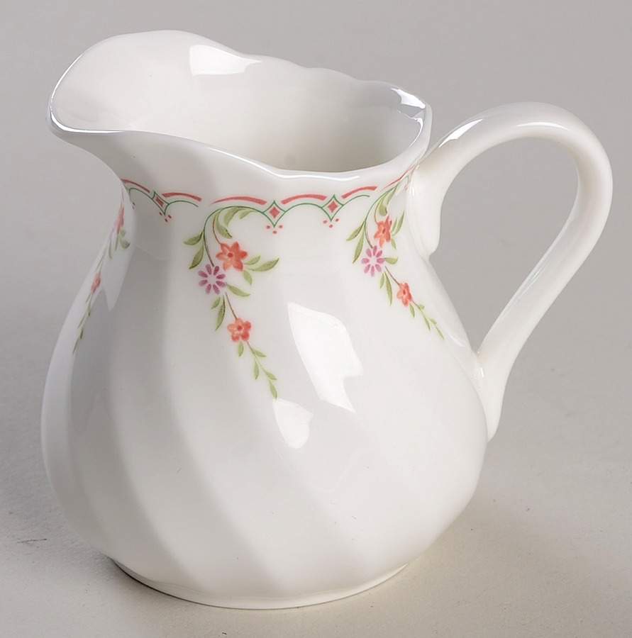 Pink Garland Mini Creamer by Wedgwood-1