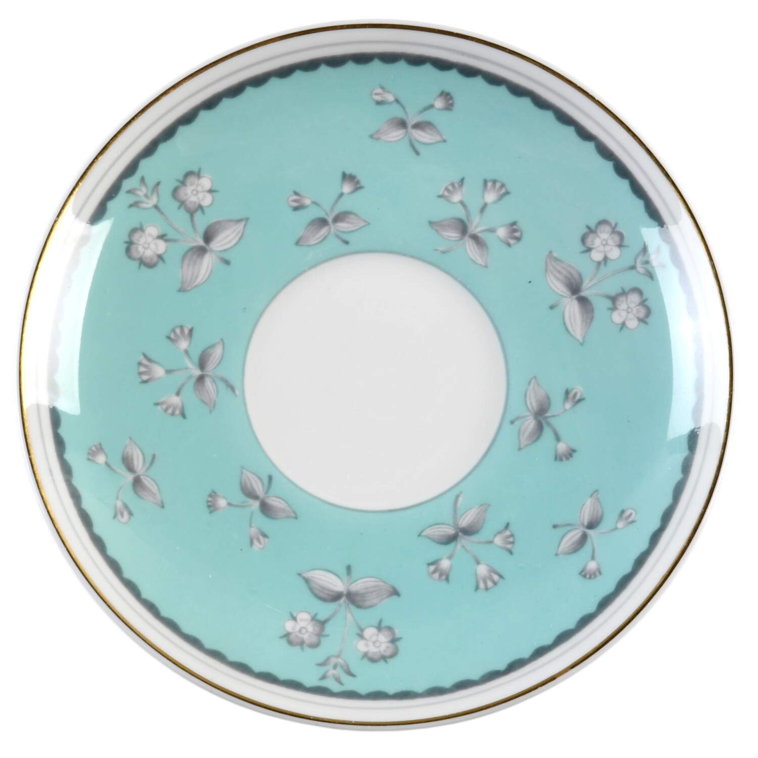 Pimpernel Blue Green Saucer by Wedgwood-1