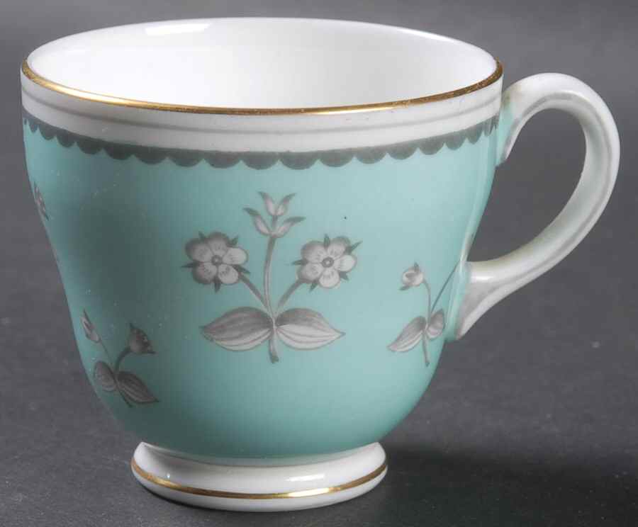 Pimpernel Blue Green Footed Demitasse Cup by Wedgwood-1