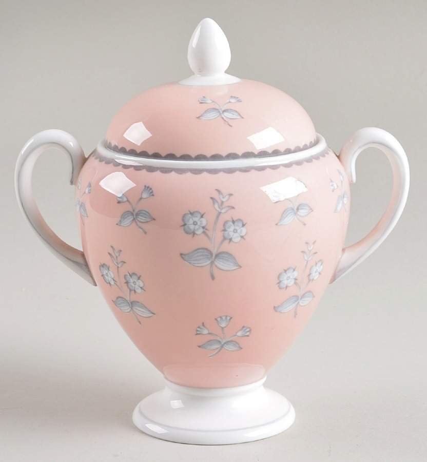 Pimpernel Pink Sugar Bowl & Lid by Wedgwood-1