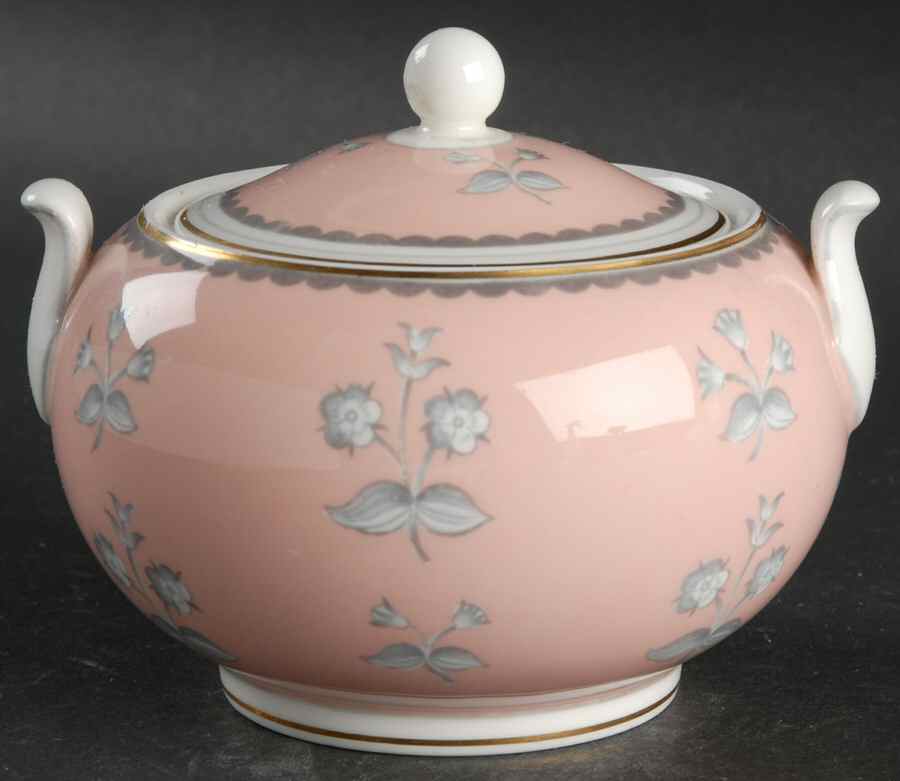 Pimpernel Pink Sugar Bowl & Lid by Wedgwood-1