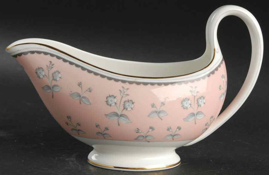 Pimpernel Pink Gravy Boat by Wedgwood-1