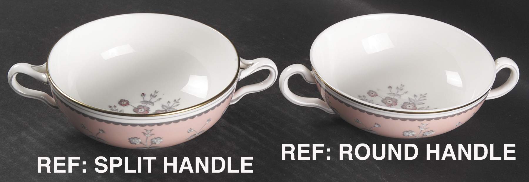 Pimpernel Pink Flat Cream Soup Bowl by Wedgwood-1