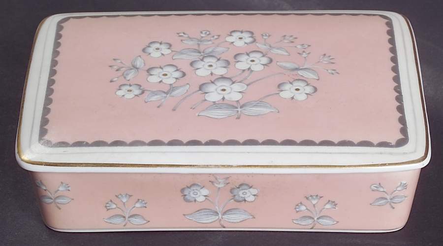 Pimpernel Pink Cigarette Box & Lid by Wedgwood-1