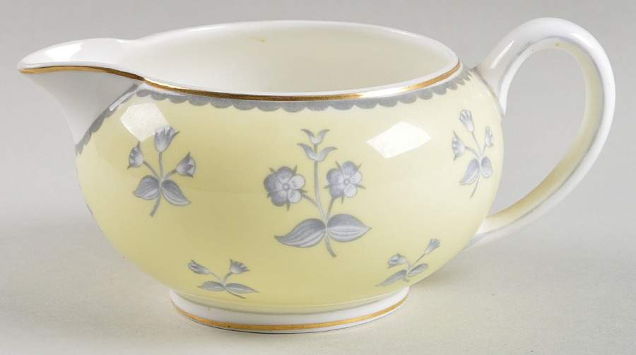 Pimpernel Yellow (Gold Trim) Creamer by Wedgwood-1