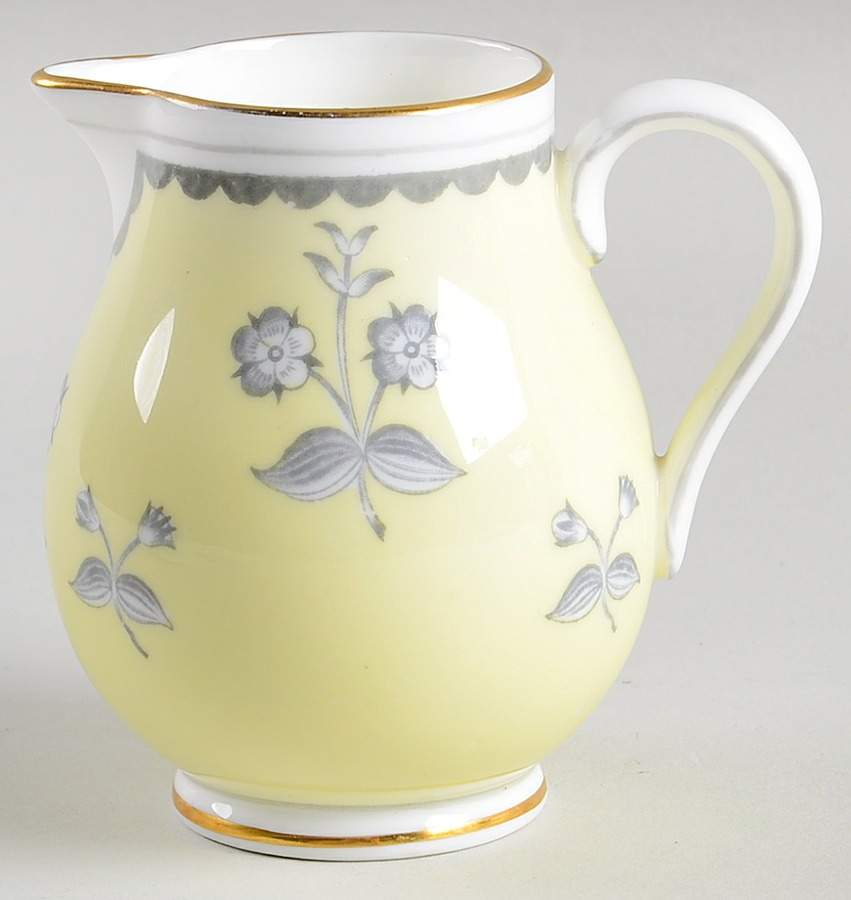 Pimpernel Yellow (Gold Trim) Mini Creamer by Wedgwood-1