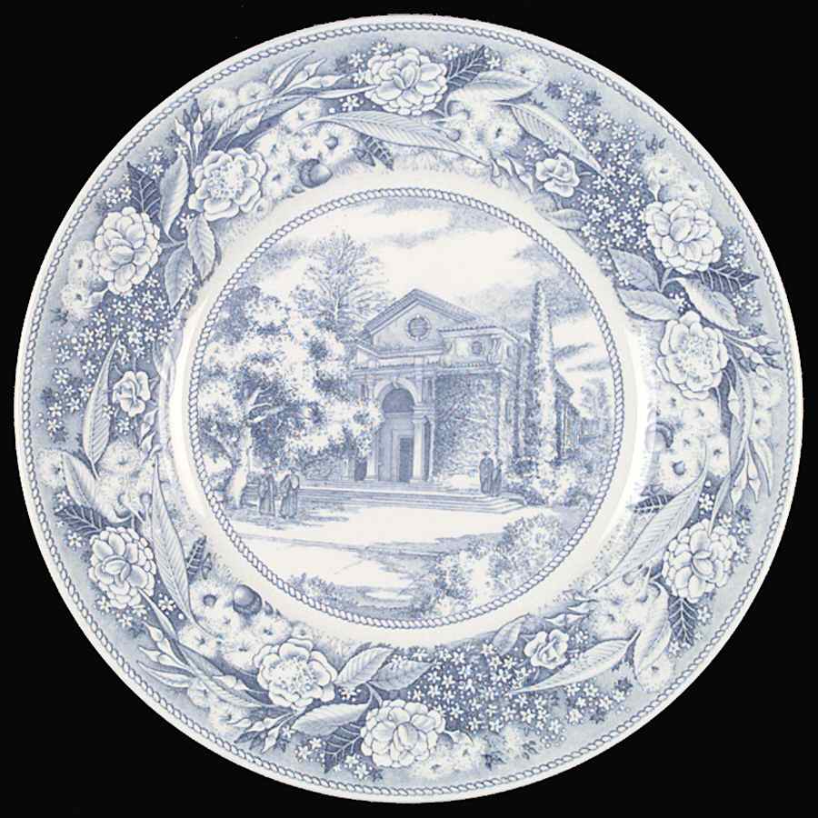 Pomona College Blue Dinner Plate by Wedgwood-1