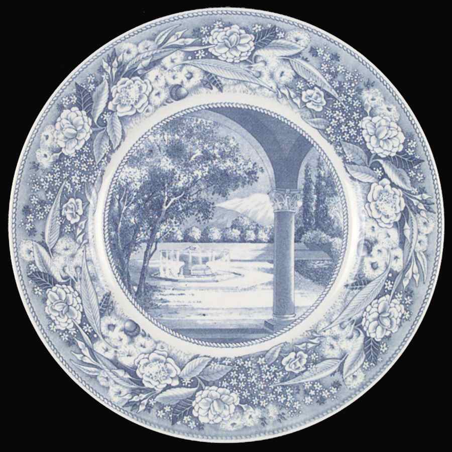 Pomona College Blue Dinner Plate by Wedgwood-1