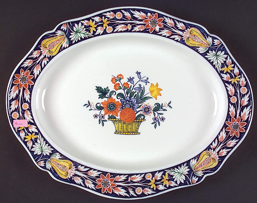 Poterat 13" Oval Serving Platter by Wedgwood-1