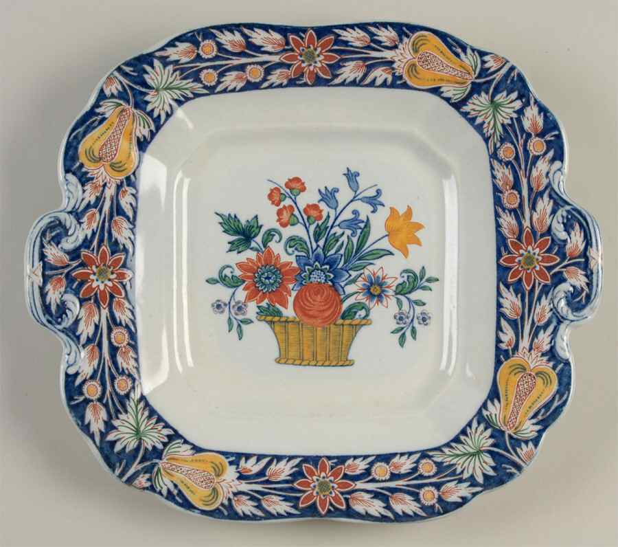 Poterat Square Handled Cake Plate by Wedgwood-1
