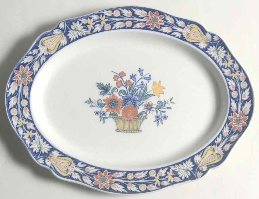 Poterat 11" Oval Serving Platter by Wedgwood-1
