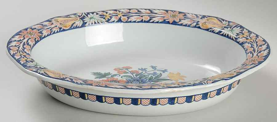 Poterat 8" Oval Vegetable Bowl by Wedgwood-1