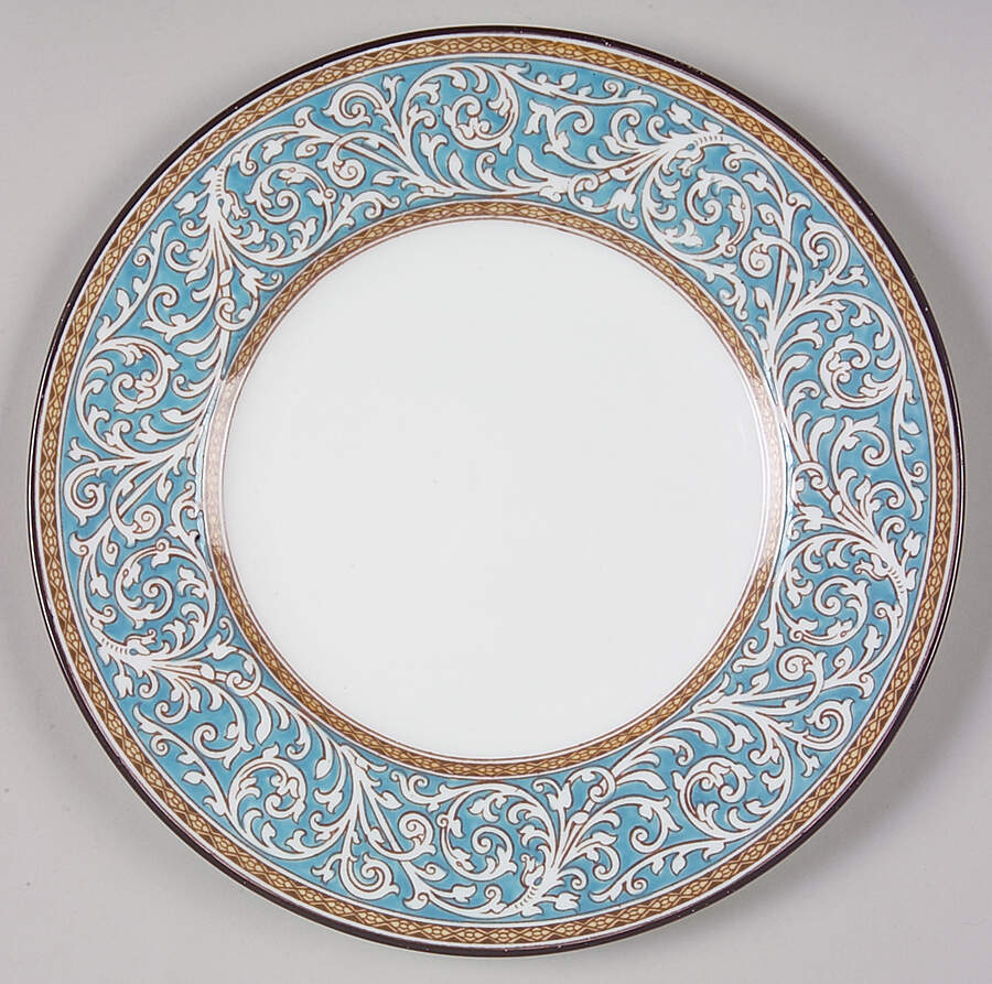 Praze Turquoise Salad Plate by Wedgwood-1