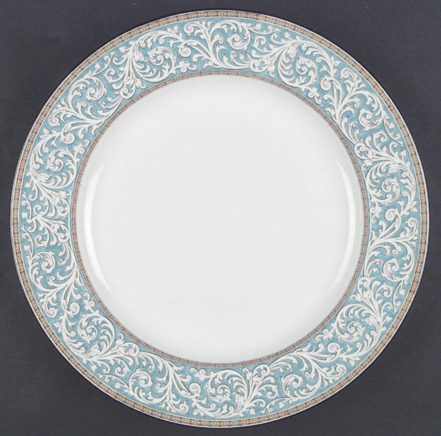 Praze Turquoise 13" Chop Plate (Round Platter) by Wedgwood-1