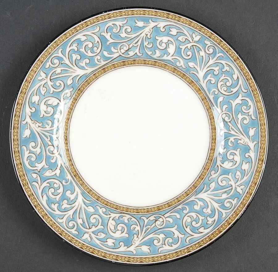 Praze Turquoise Bread & Butter Plate by Wedgwood-1