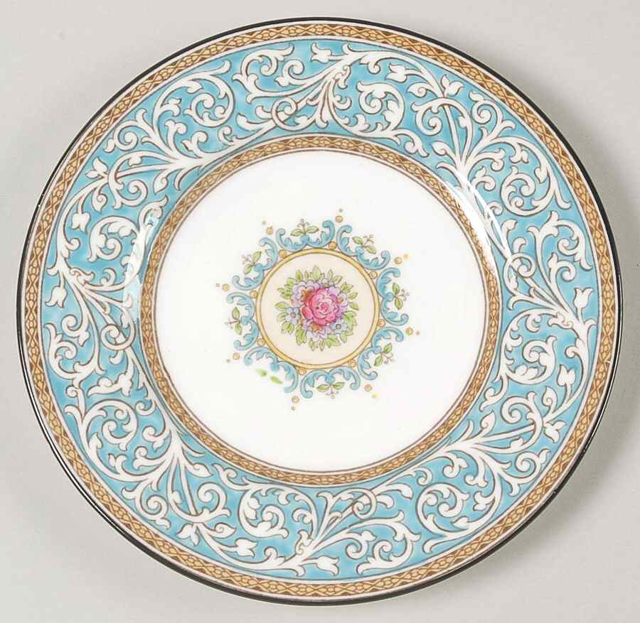 Praze Turquoise Bread & Butter Plate by Wedgwood-1