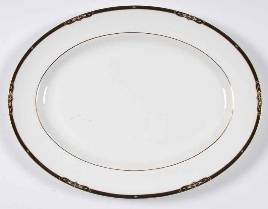 Preston 15" Oval Serving Platter by Wedgwood-1