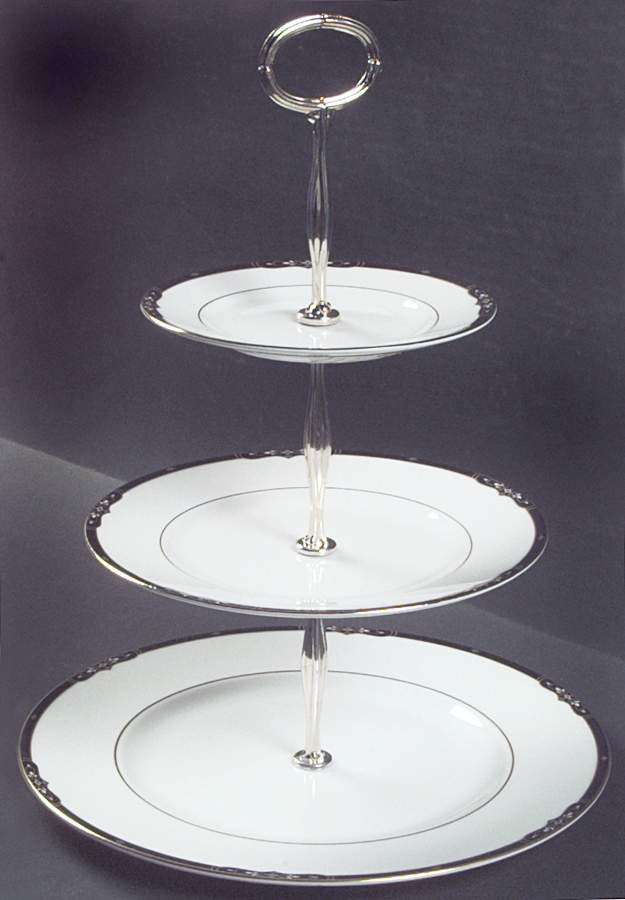 Preston 13 7/8"-14 1/4" 3-Tiered Serving Tray(DP,SP,BB) HC by Wedgwood-1