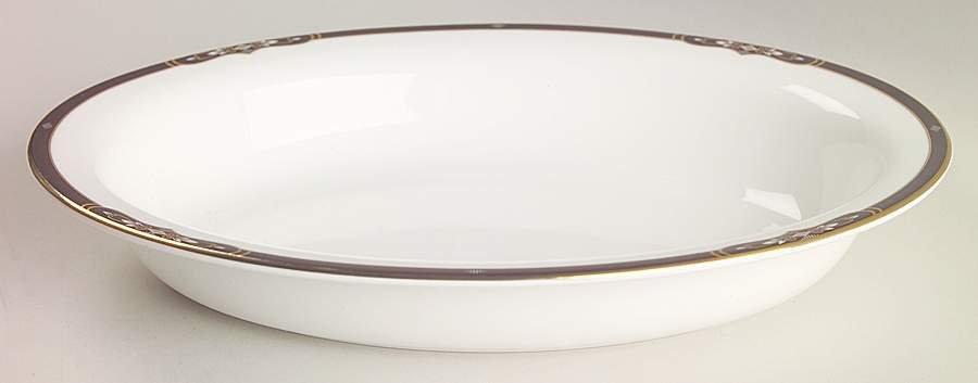 Preston 10" Oval Vegetable Bowl by Wedgwood-1