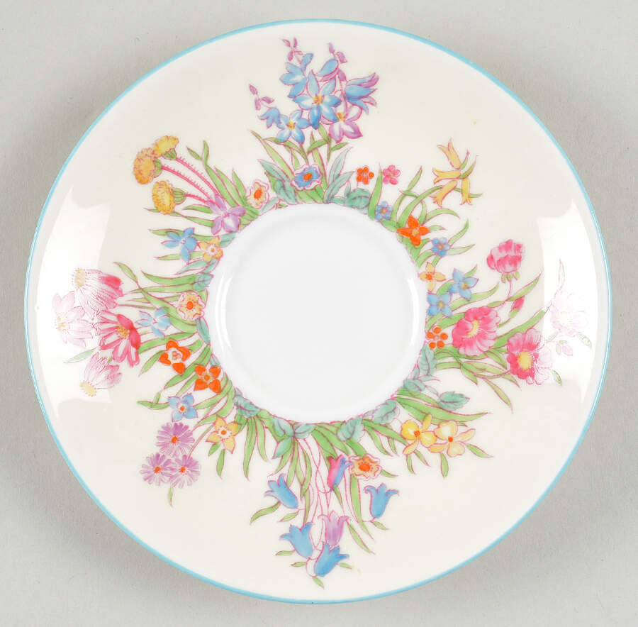 Prairie Flowers Saucer for Footed Cup by Wedgwood-1