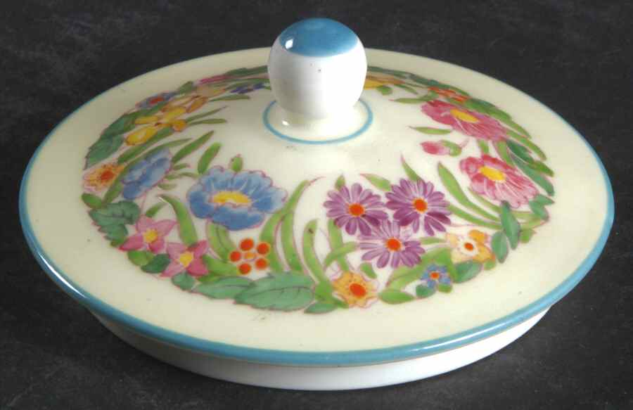 Prairie Flowers Lid for 146 Shape Sugar Bowl by Wedgwood-1