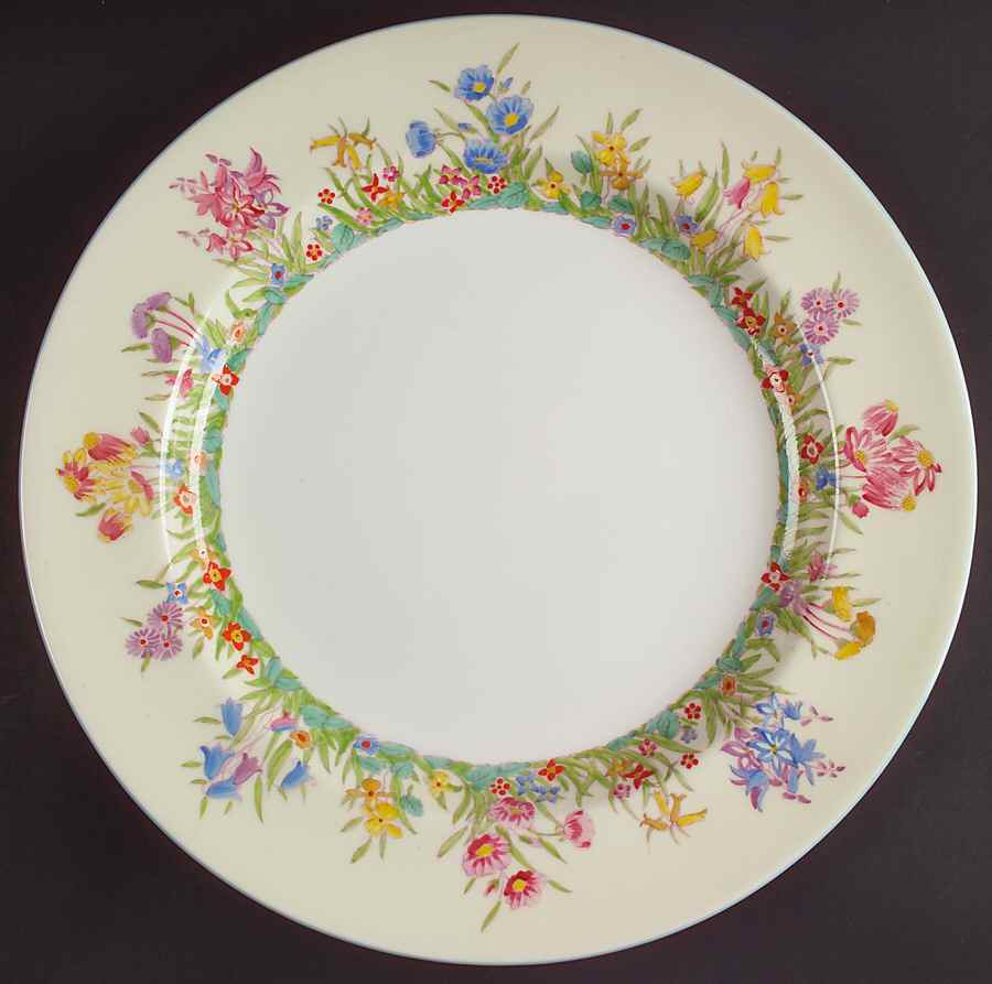 Prairie Flowers 13" Chop Plate (Round Platter) by Wedgwood-1
