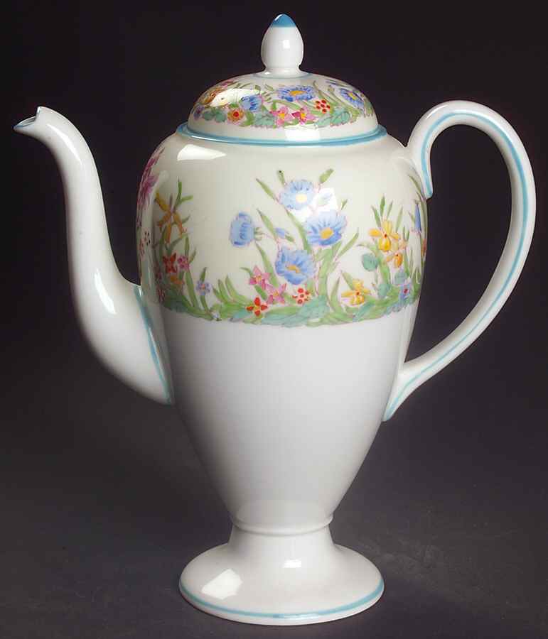 Prairie Flowers Coffee Pot & Lid by Wedgwood-1