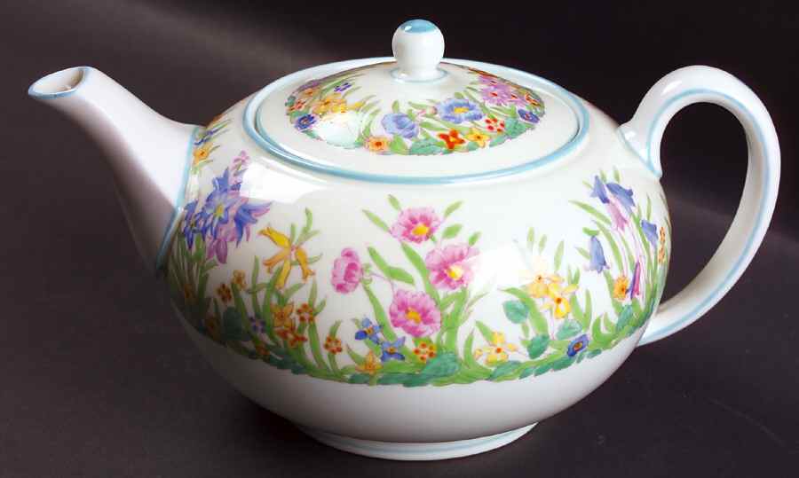 Prairie Flowers Teapot & Lid by Wedgwood-1