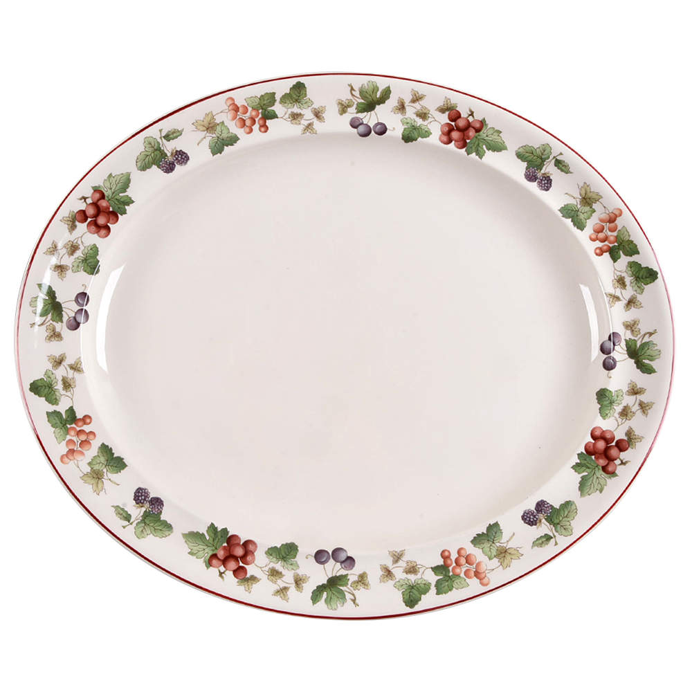 Provence Queensware 16" Oval Serving Platter by Wedgwood-1