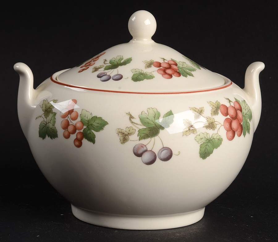Provence Queensware Sugar Bowl & Lid by Wedgwood-1
