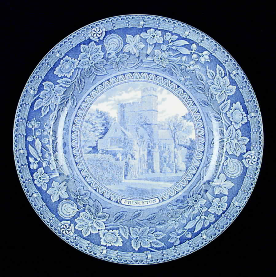 Princeton University Blue Dinner Plate by Wedgwood-1