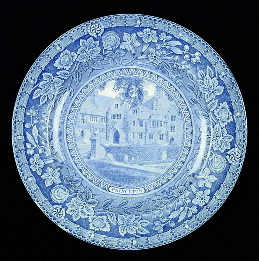 Princeton University Blue Dinner Plate by Wedgwood-1