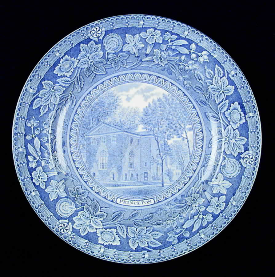 Princeton University Blue Dinner Plate by Wedgwood-1
