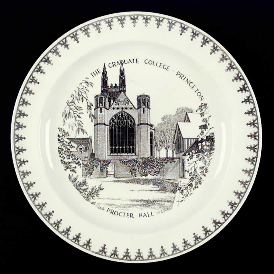 Princeton University Black Dinner Plate by Wedgwood-1