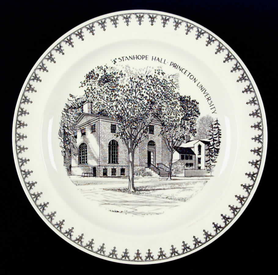 Princeton University Black Dinner Plate by Wedgwood-1