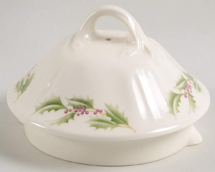 Queen's Holly Lid for Teapot by Wedgwood-1