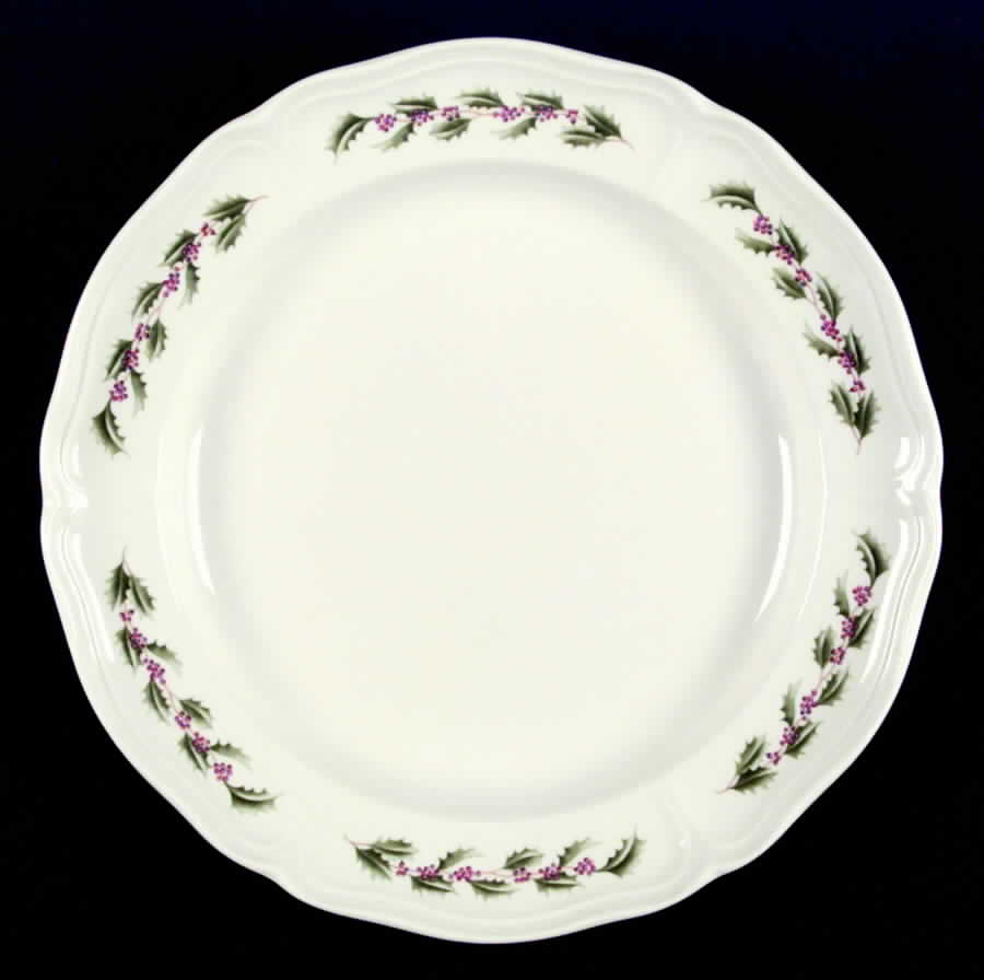 Queen's Holly Dinner Plate by Wedgwood-1