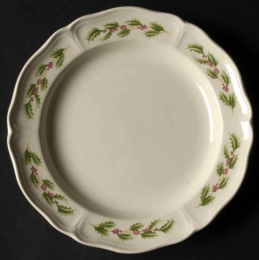 Queen's Holly Salad Plate by Wedgwood-1