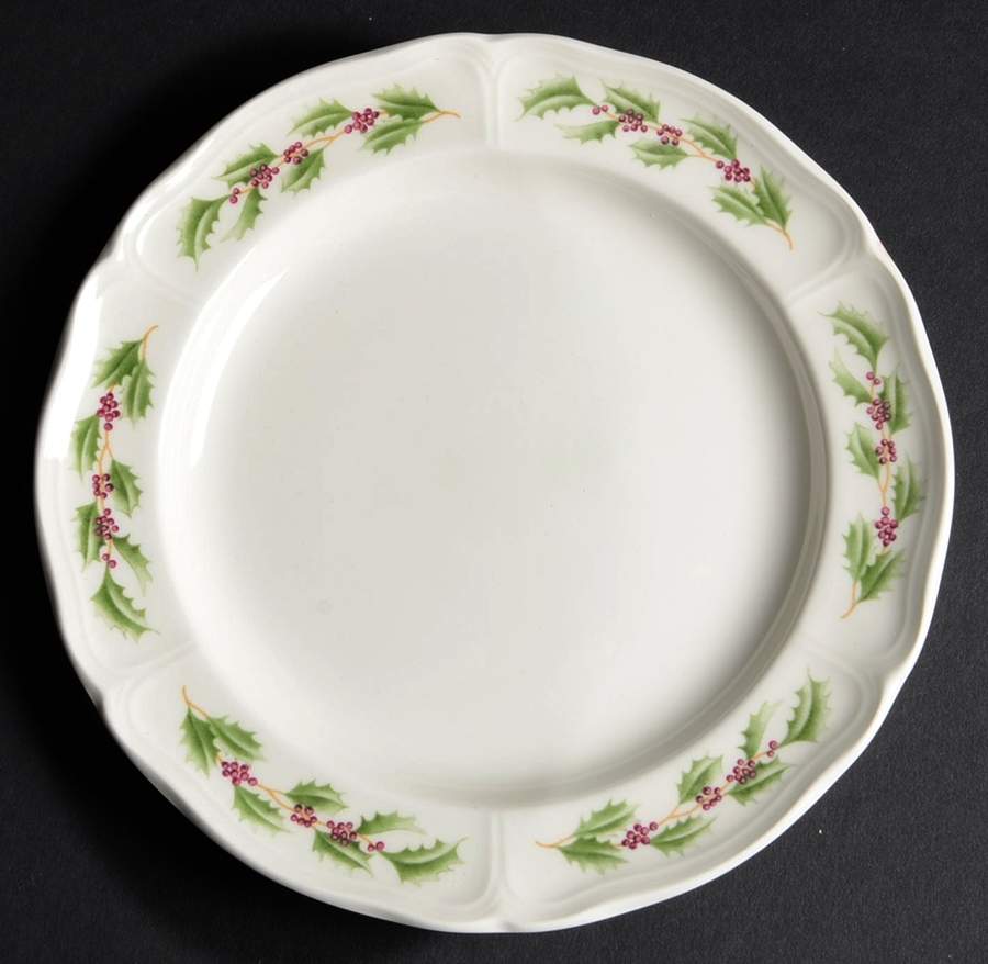 Queen's Holly Bread & Butter Plate by Wedgwood-1