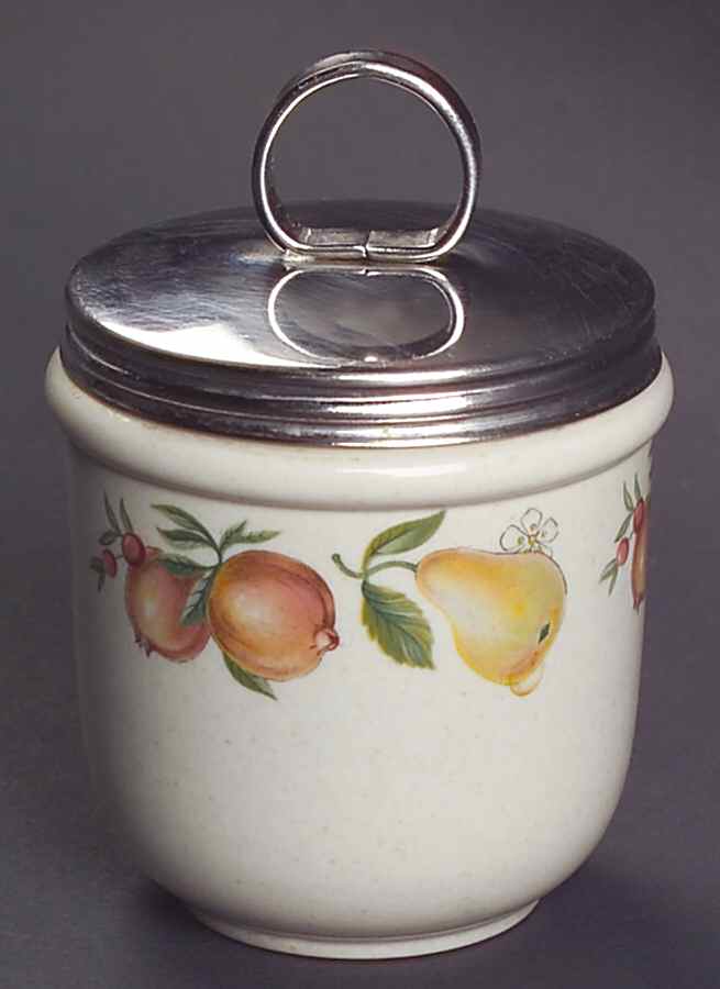 Quince Egg Coddler & Lid by Wedgwood-1
